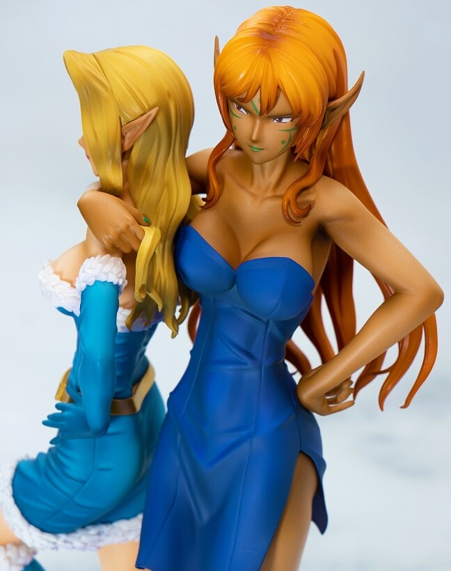 遊戯王カードゲームモンスターフィギュアコレクション ヂェミナイ・エルフ 1/7 ヂェミナイ・エルフ／遊戯王カードゲームモンスターフィギュア