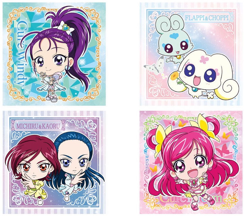 プリキュアオールスターズ シールウエハース 全25種 シール画像 プリキュアオールスターズ シールウエハース 全25種 シール画像
