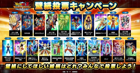 ドッカンバトル 壁紙投票キャンペーン【15日(月)12:59まで】 : 遊戯王