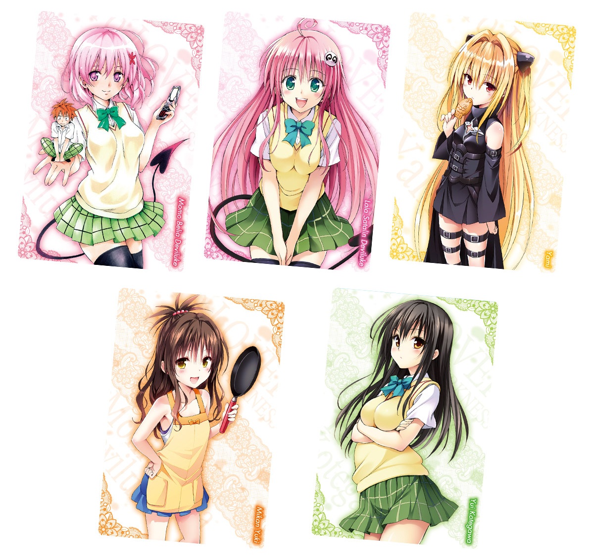 ToLOVEる ナツコミ カード全種 To LOVEる-とらぶる-ダークネス ウエハース化計画 全32種 カード画像