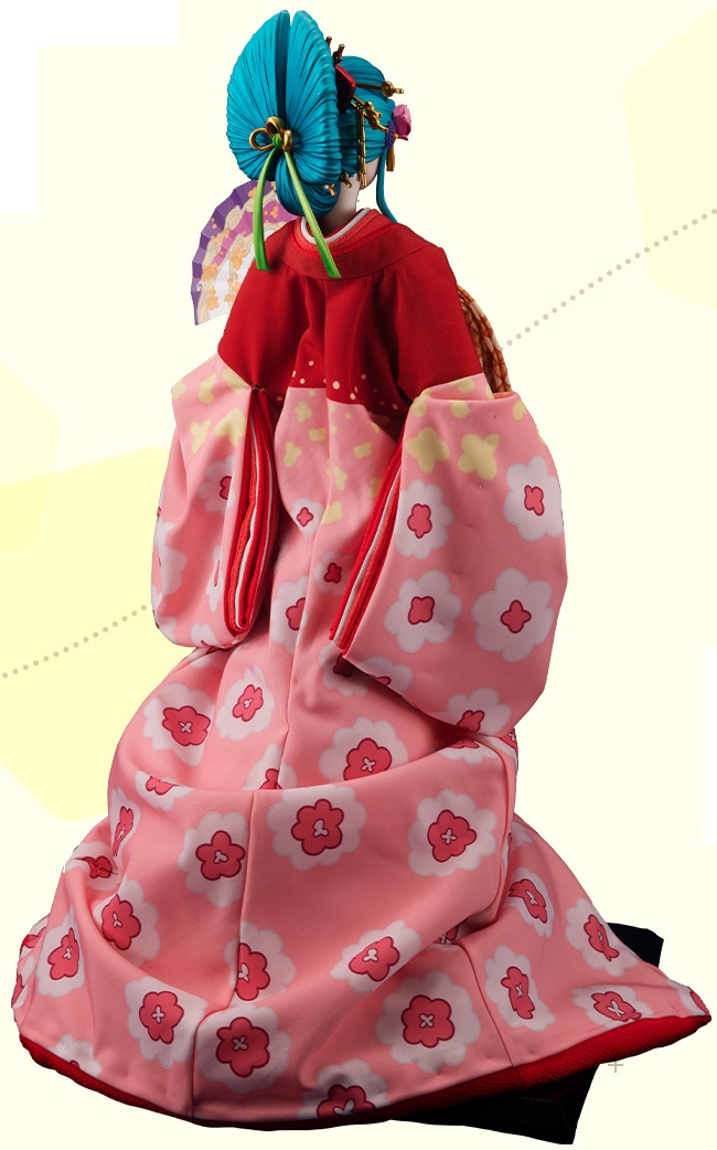 久月×メガハウス 日本人形 ワンピース 小紫【商品仕様・画像】本日13時