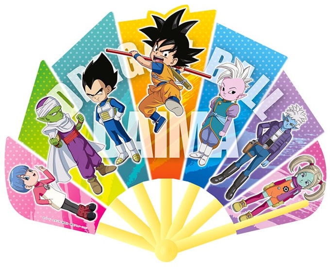 ドラゴンボール クリアファイル2枚と扇子と下敷き ＆ 関連グッズ