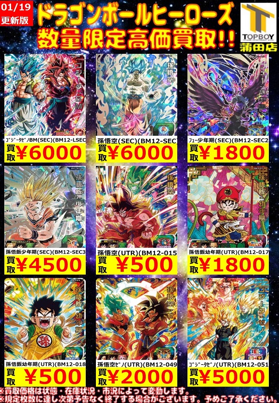 ドラゴンボールヒーローズ 孫悟飯:幼年期 BM12-018 果てしない ドラゴンボールヒーローズ 孫悟飯:幼年期 BM12-018 果てしない