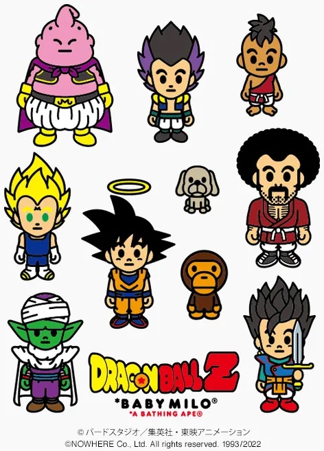 ドラゴンボールZ 魔人ブウ編×A BATHING APE® コラボグッズ 5月21 ドラゴンボールZ 魔人ブウ編×A BATHING APE® コラボグッズ 5月21
