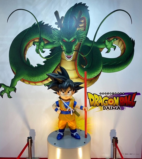 ジャンプフェスタ2024 東映アニメーションブースに悟空の立像が登場