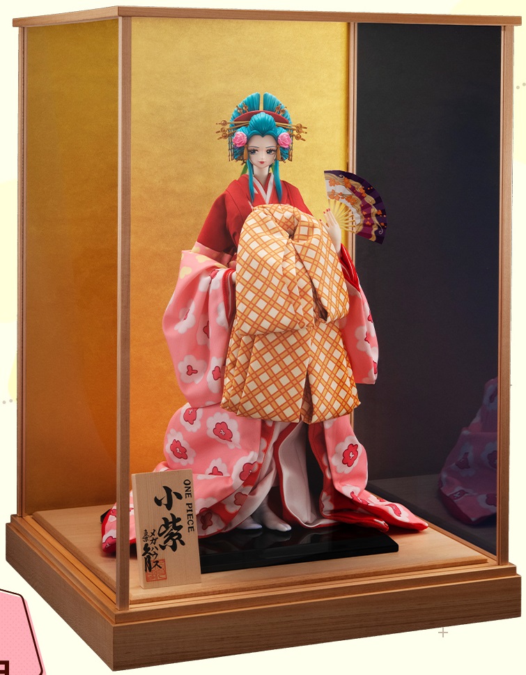 小紫　メガハウス×久月　高級ガラスケース付き　ワンピース　新品未開封 日本人形 特別抽選販売】久月×MegaHouse 日本人形 ONE PIECE 小紫 【専用