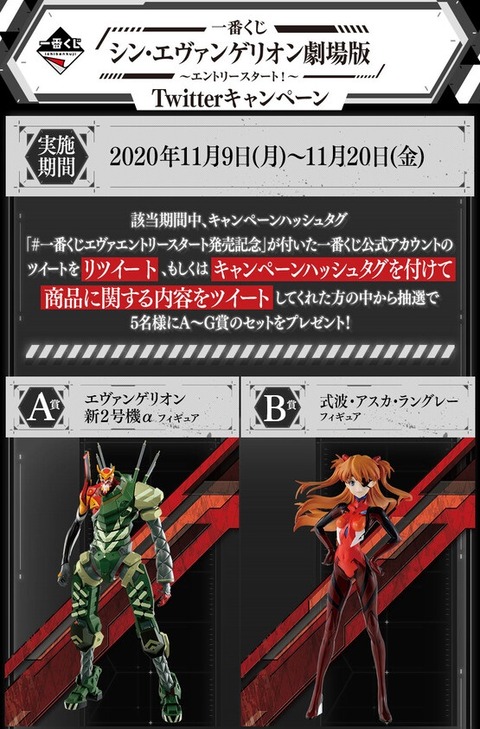 一番くじ シン・エヴァンゲリオン劇場版～エントリースタート
