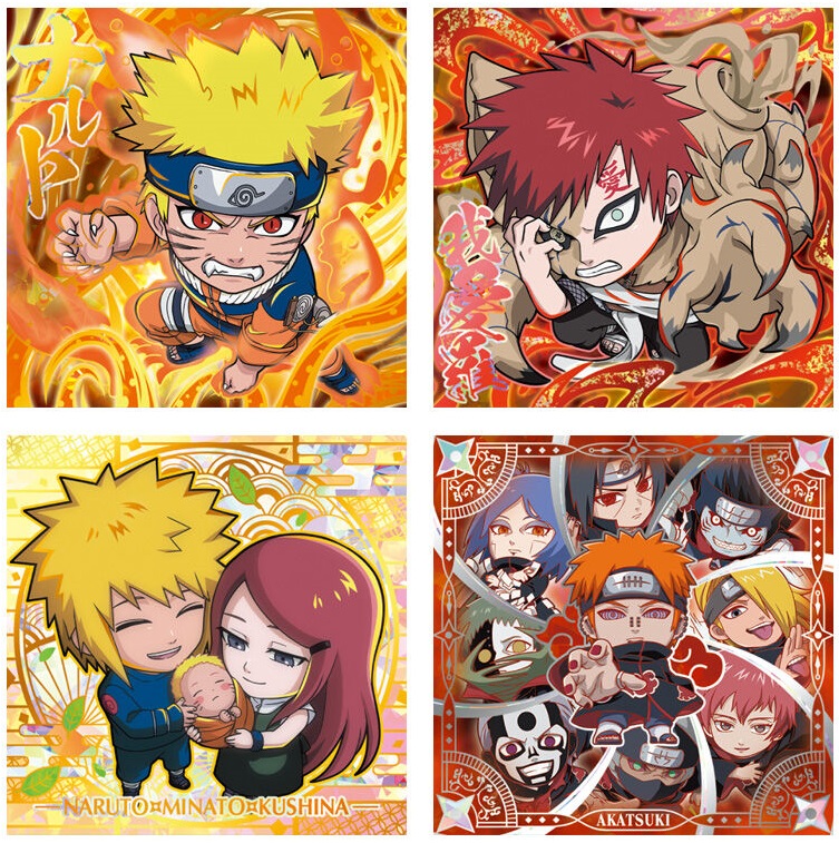 NARUTO-ナルト- 疾風伝 忍界シールウエハース vol.4 全36種