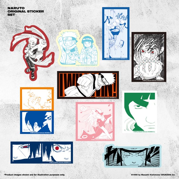 NARUTO 100名限定オリジナル原画ステッカー