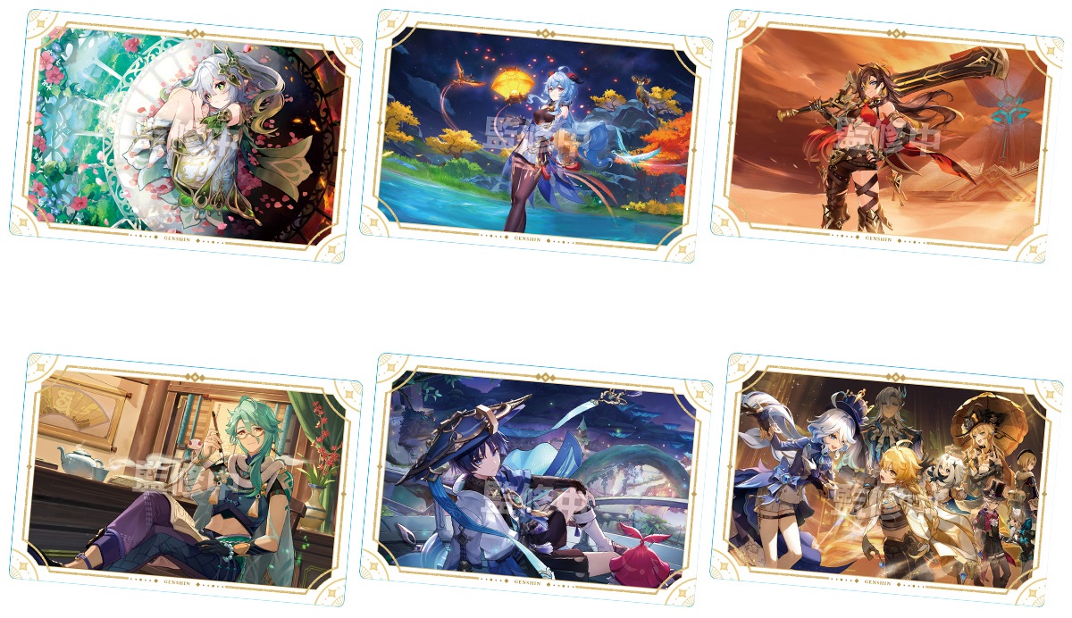原神[Genshin] シールウエハース2【全24種のシール画像／商品仕様