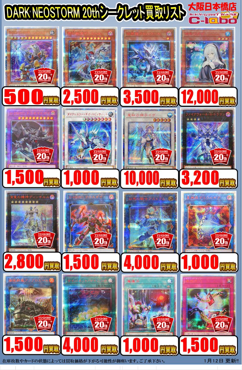 遊戯王 ダーク・ネオストーム『20thシークレット/シークレット