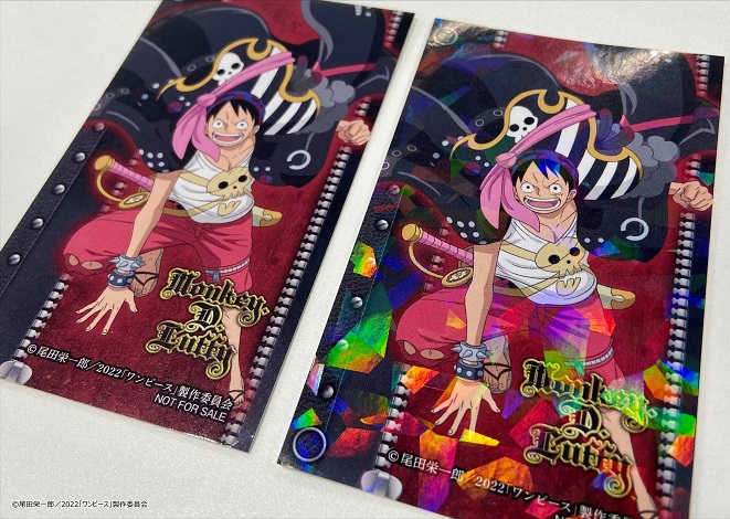 One Piece Film Red ナムコキャンペーン 鑑賞済み映画半券提示で貰えるステッカー 通常 ホロ 画像 追加 遊戯王 ドラゴンボール通販予約情報局