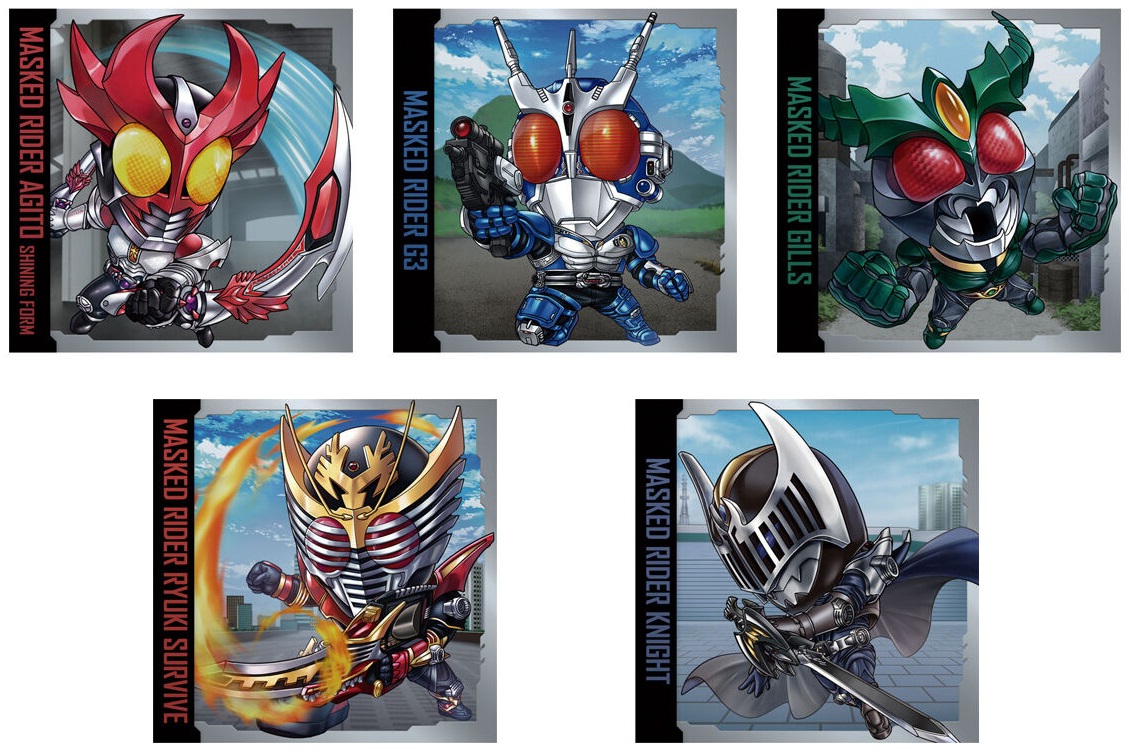 仮面ライダーシリーズ シールウエハースvol.2 全32種 シール画像