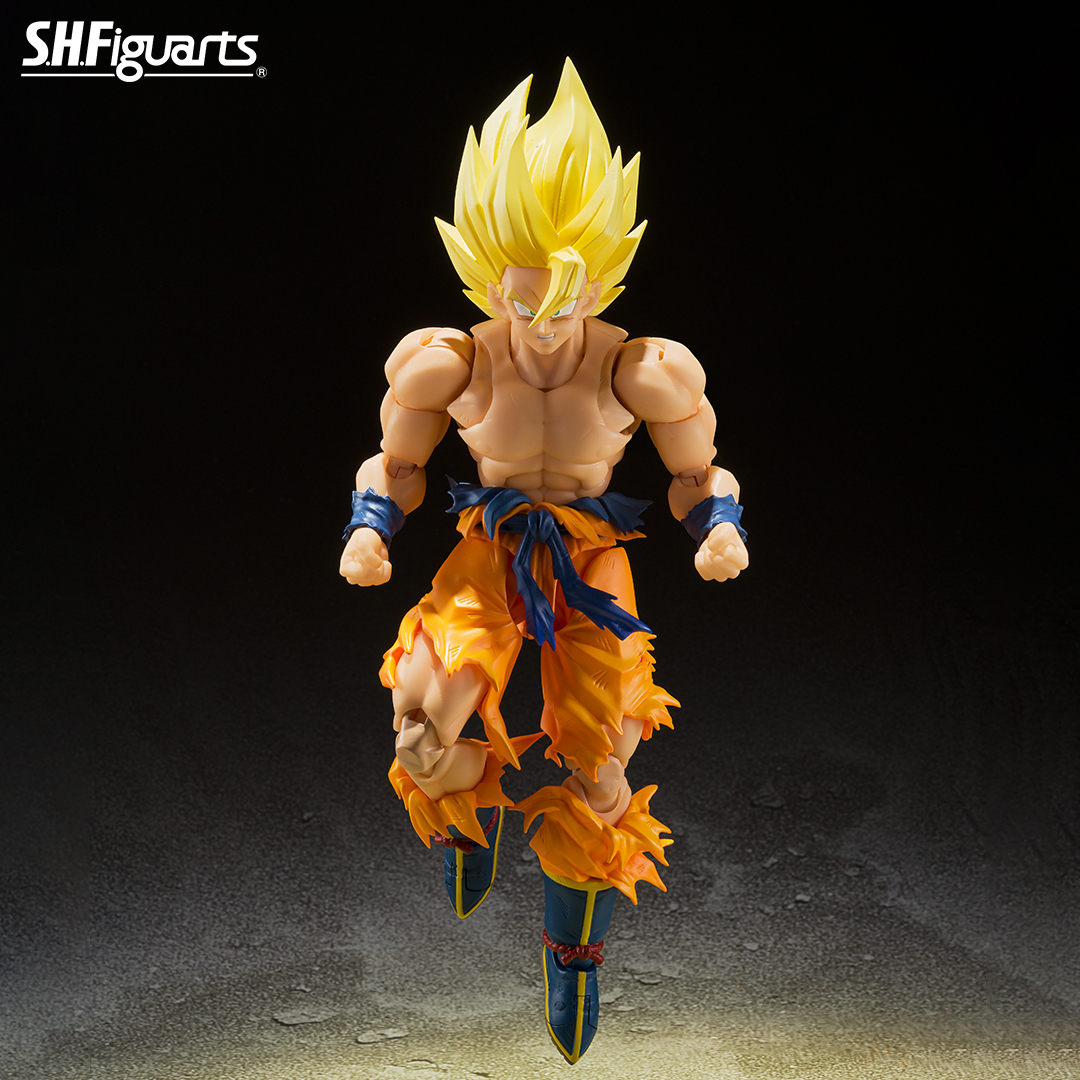 【夏季sale中】箔押し 伝説の超サイヤ人 孫悟空 ドラゴンボールZ S.H.Figuarts スーパーサイヤ人孫悟空 -伝説の