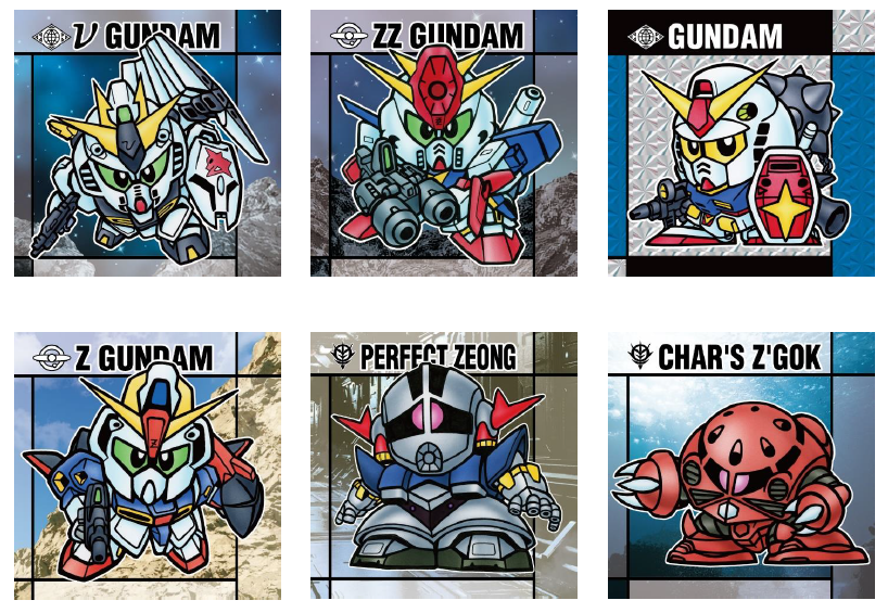 元祖SDガンダムスナック 全32種 シール画像【商品仕様】先行発売