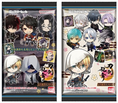 にふぉるめーしょん 『刀剣乱舞ONLINE』 シールウエハース｜発売