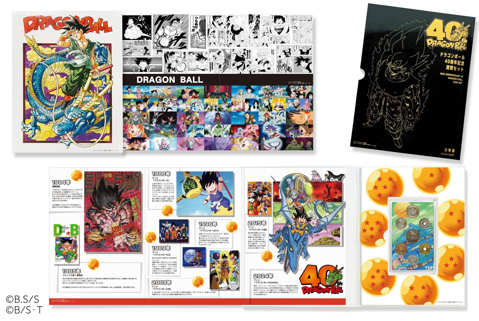 ドラゴンボール40周年記念 貨幣セット／2025プルーフ貨幣セット