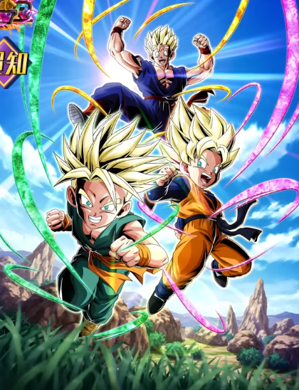 ドッカンバトル 新LR『SS孫悟飯(青年期)＋SSトランクス(幼年期)＆SS