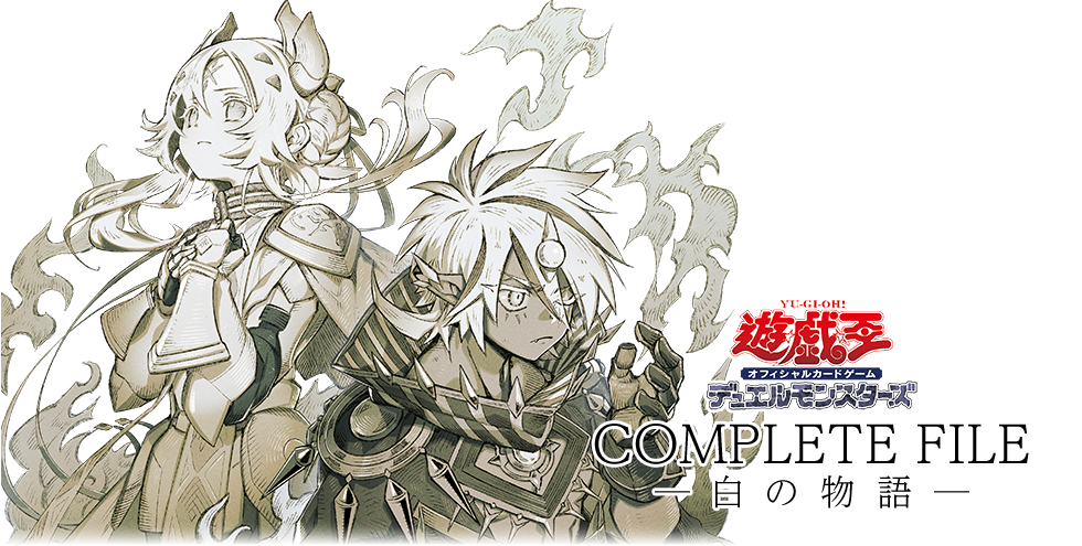 遊戯王 COMPLETE FILE-白の物語-【バインダーの中表紙裏面に 遊戯王 COMPLETE FILE-白の物語-【バインダーの中表紙裏面に