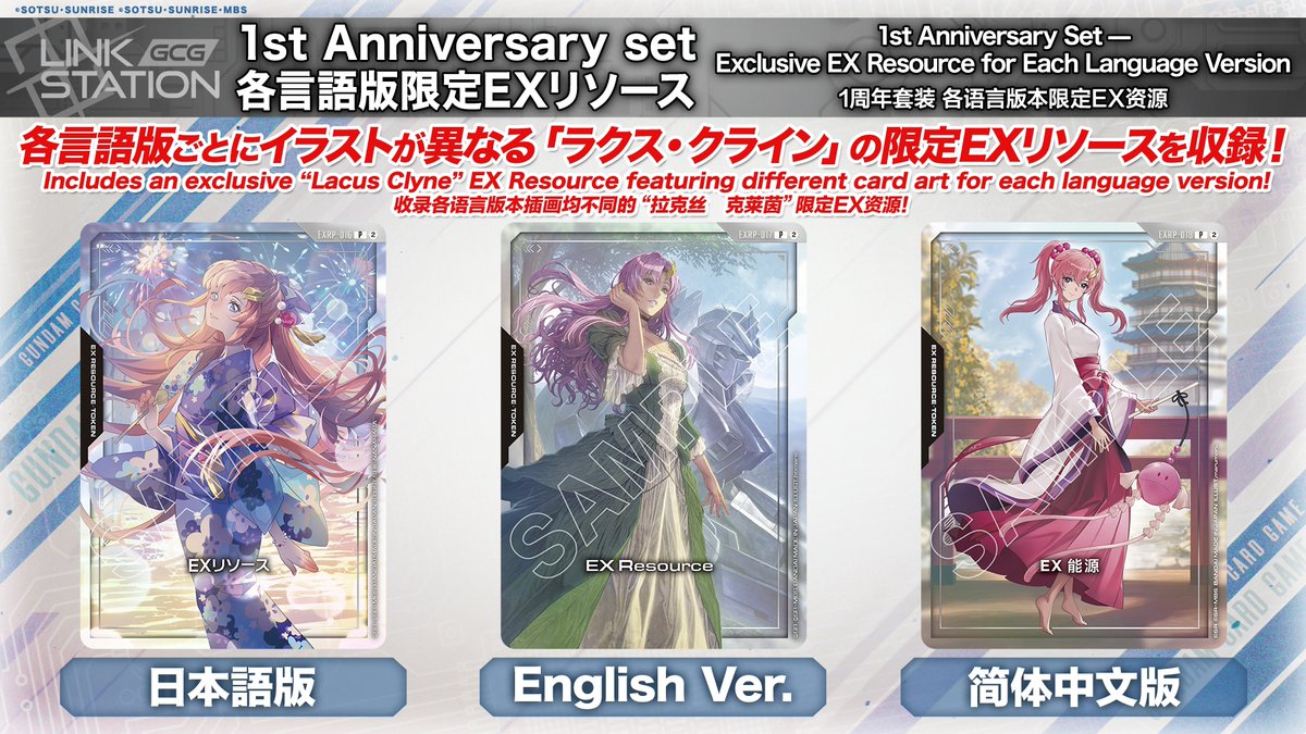 ガンダムカードゲーム 1st Anniversary Set【商品仕様・画像】1次予約