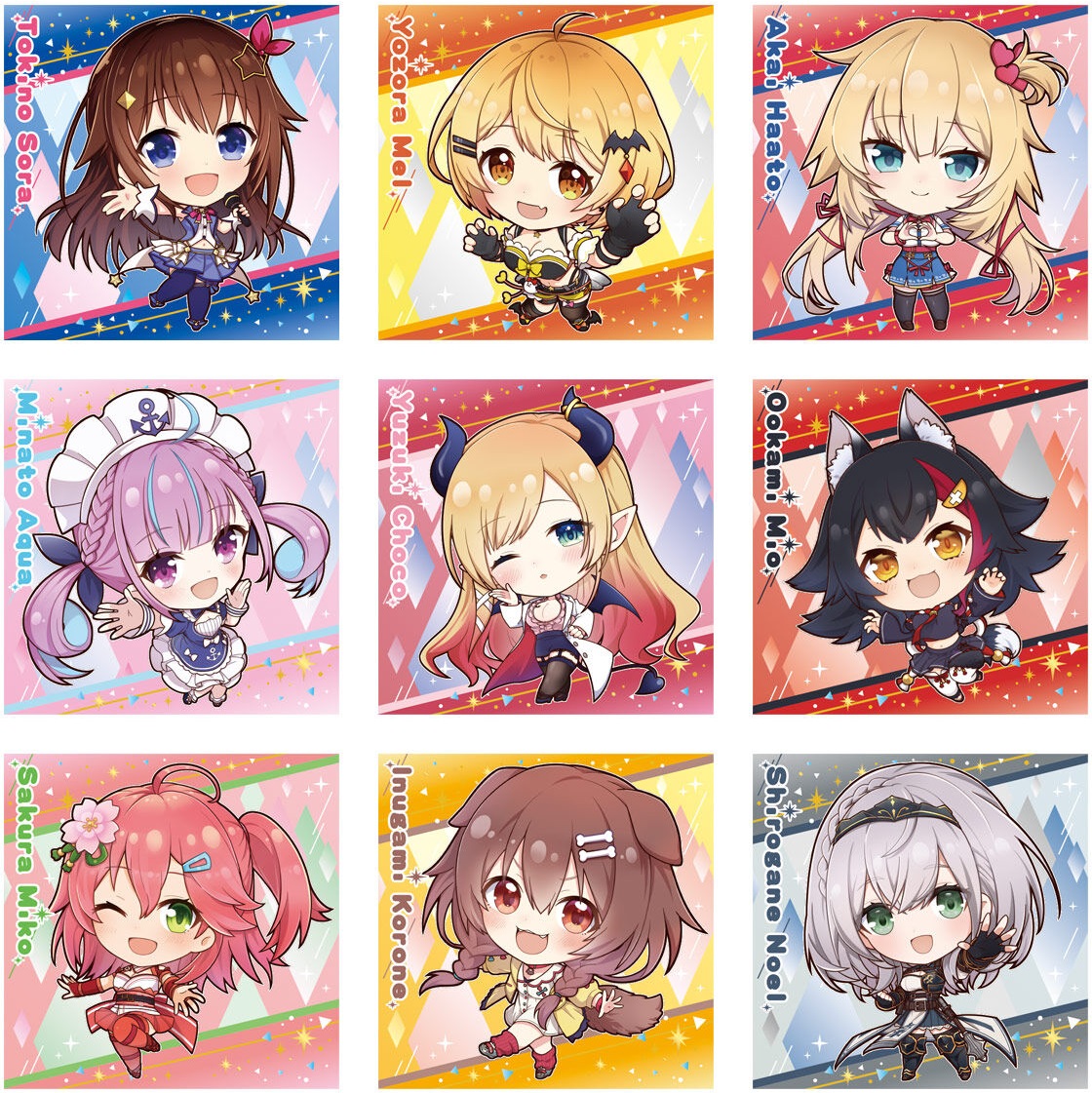 予約情報 イタジャガ ホロライブ vol.1 全34種 シール画像【17種