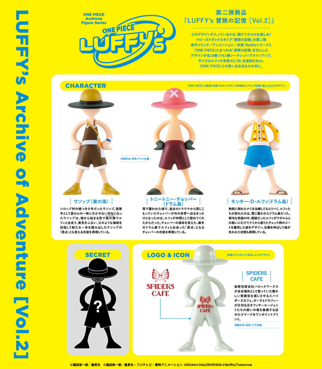 ワンピース LUFFY's ルフィズ 冒険の記憶 6点セット LUFFY's