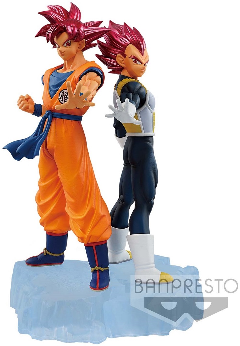 Dragonball Z Dokkan Battle 7th Anniversary Figure 超サイヤ人ゴッド孫悟空 超サイヤ人ゴッドベジータ 画像3枚 店舗検索 公開 遊戯王 ドラゴンボール通販予約情報局