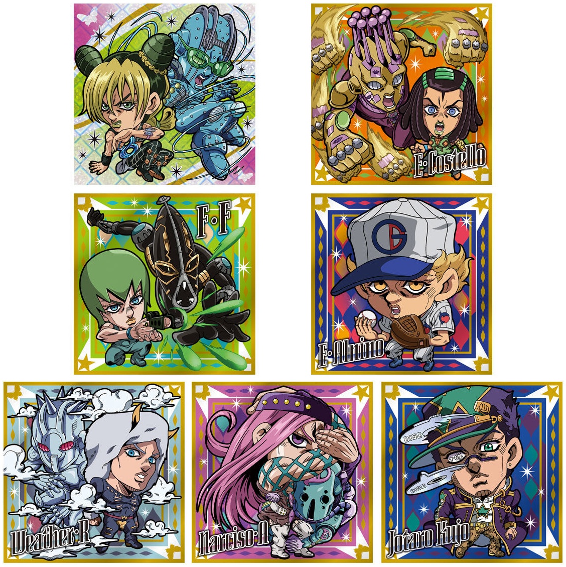 ジョジョの奇妙な冒険 シールウエハース ～ストーンオーシャン～ 全31