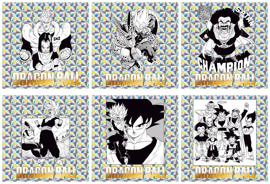 ドラゴンボール40周年記念 オリジナルイラストレーション シール