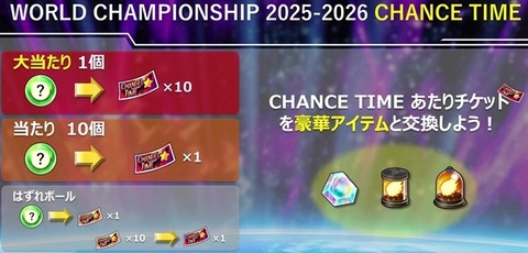ドラゴンボールレジェンズ WORLD CHAMPIONSHIP 2025ｰ2026 CHANCE TIME