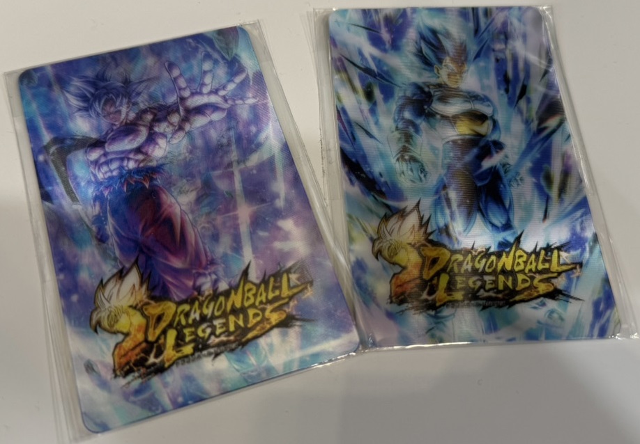 ドラゴンボールレジェンズ レンチキュラーカード　ジャンバル ジャンバル2025 ドッカンバトルミニゲーム体験ブースにて