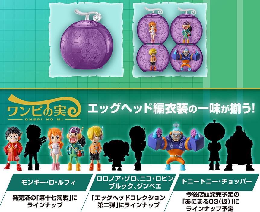 ワンピの実 エッグヘッドコレクション第一弾【商品仕様・画像