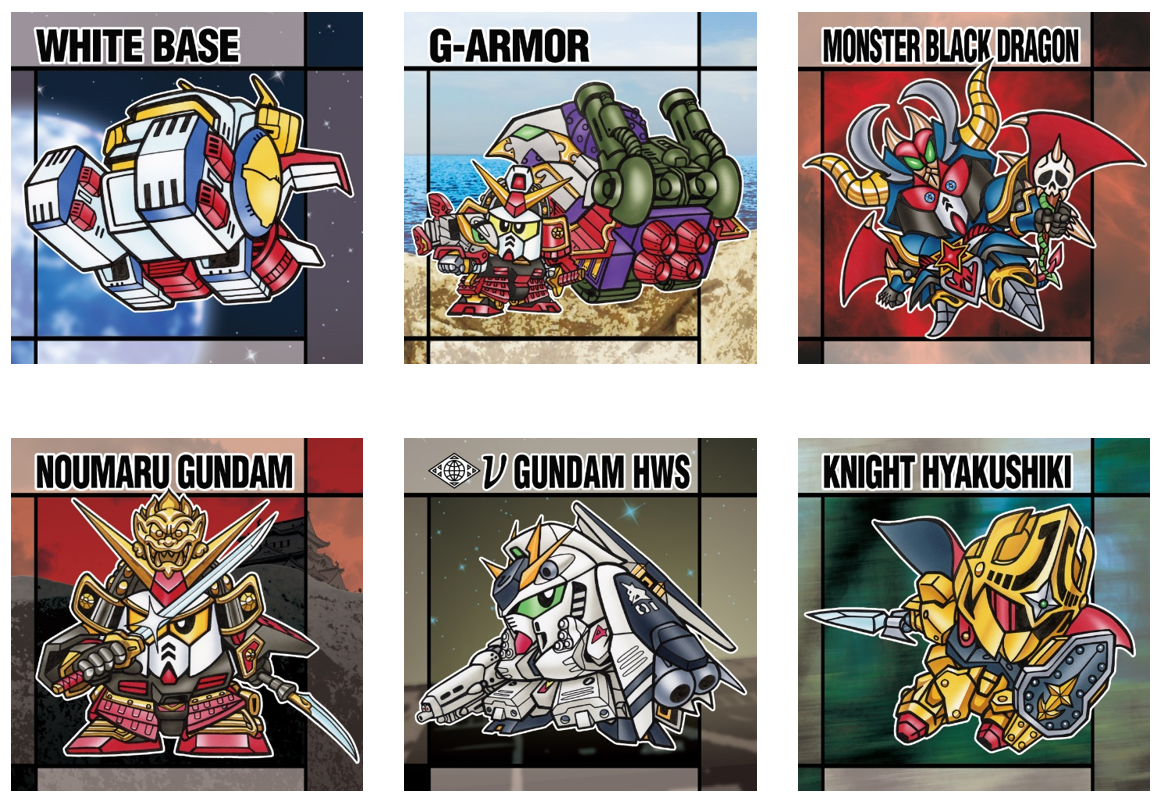 元祖SDガンダムスナックII【商品ページ 追記／32種のシール画像