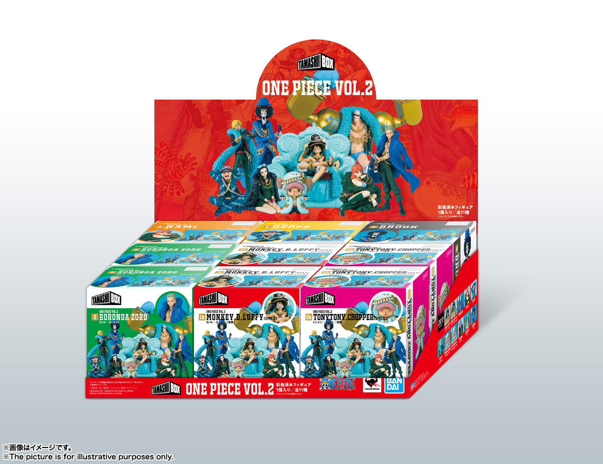 Tamashii Box One Piece Vol 2 発売日 曜日 追記 8月発売 ワンピース 遊戯王 ドラゴンボール通販予約情報局