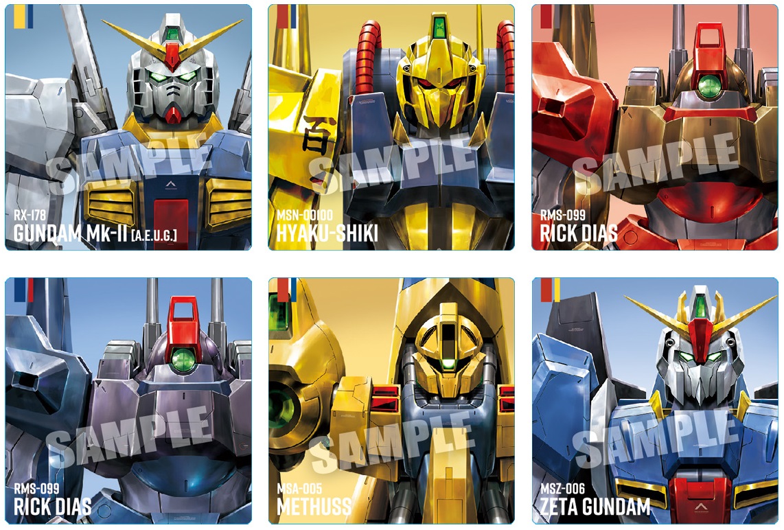 ガンダムポテコ 特製シールファイル シール25種コンプセット ガンダムポテコ(2025年8月リニューアル) 全25種 シール画像