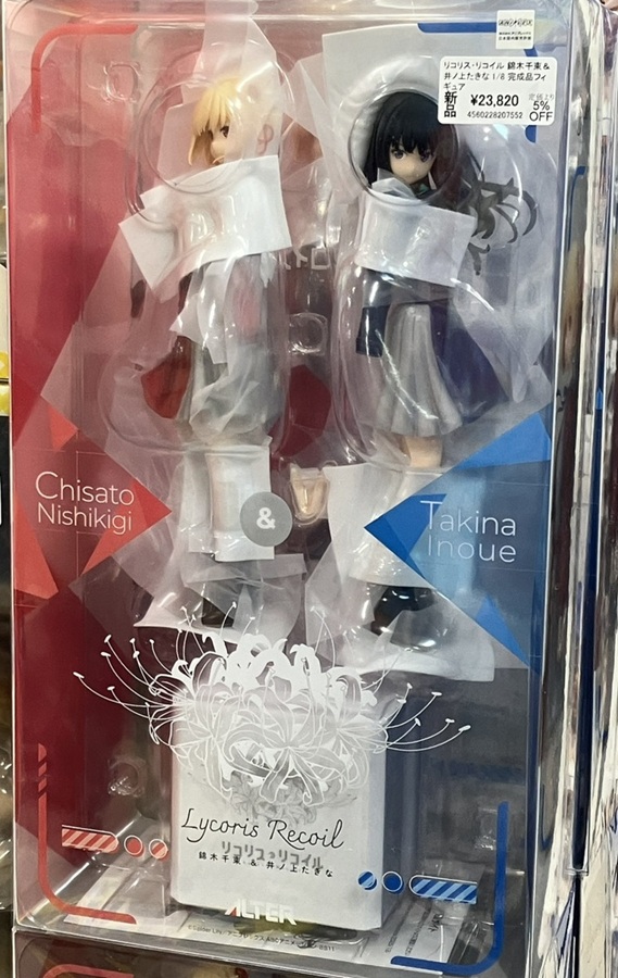 リコリス・リコイル 錦木千束＆井ノ上たきな 1/8スケールフィギュア