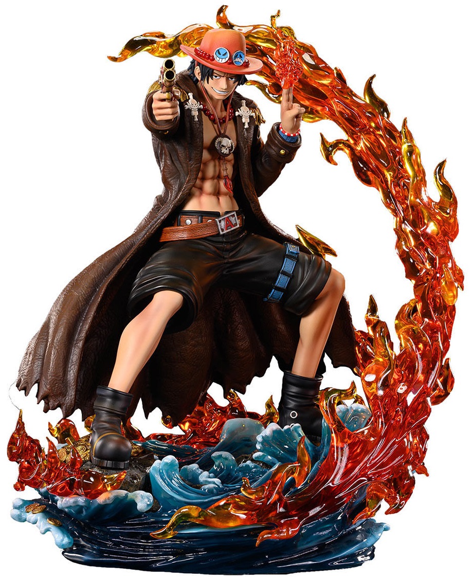【税込】 ワンピース ログコレクション ポートガス・D 大型スタチュー コミック・アニメ