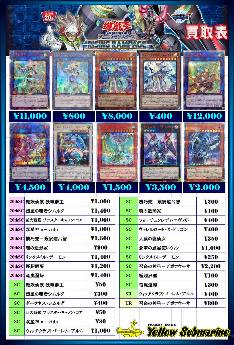 遊戯王 ライジング・ランペイジ『20thシークレット/シークレット