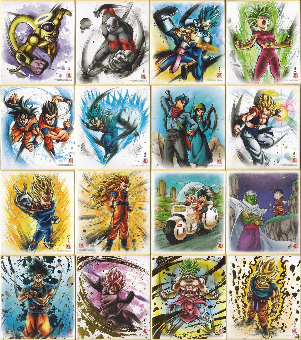 ドラゴンボール 色紙art5 シークレットの画像追加 1 6更新 遊戯王 ドラゴンボール通販予約情報局
