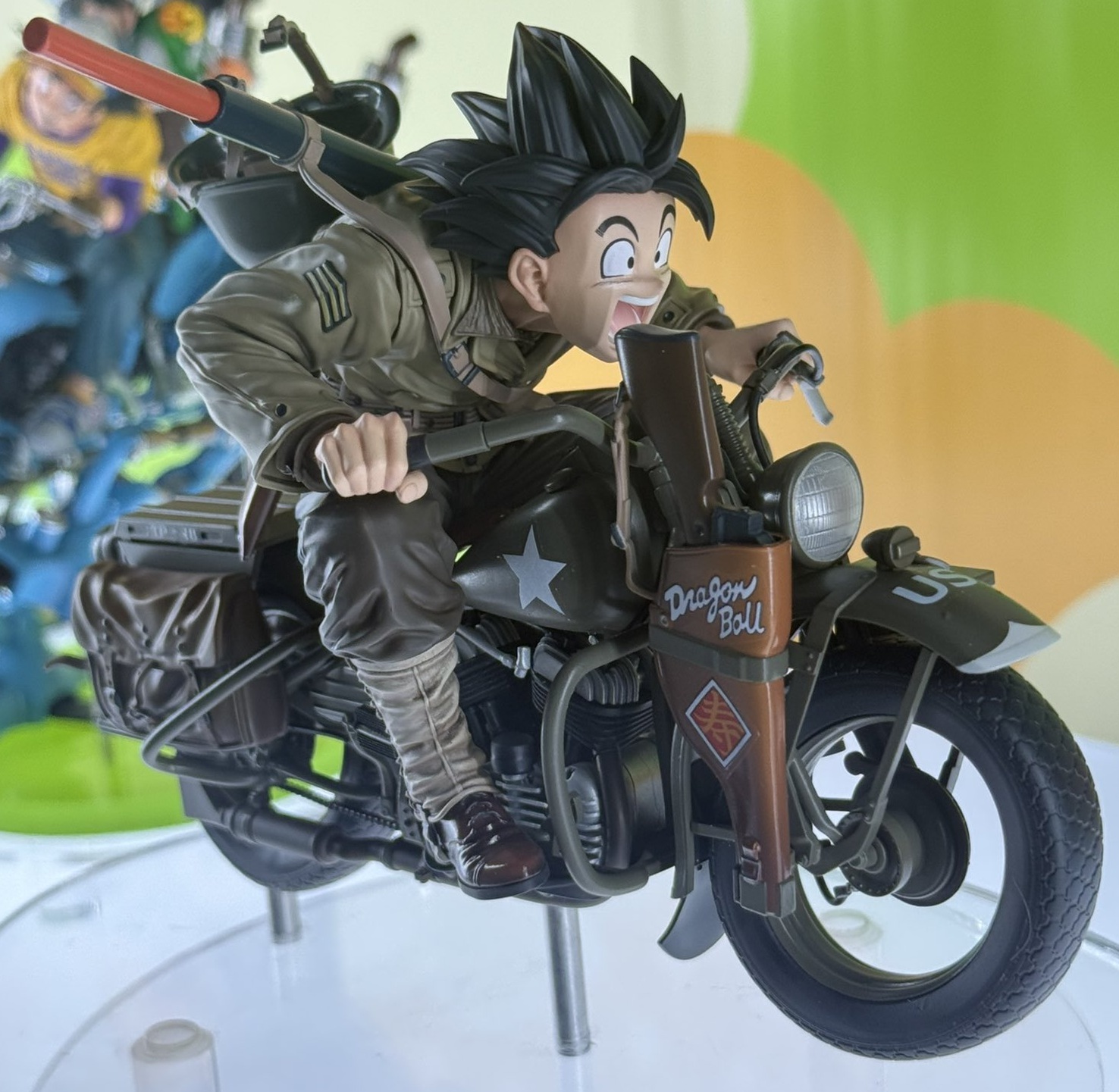 デスクトップリアルマッコイEX ドラゴンボールZ 孫悟空&バイク メガハウス_メガホビ on X: 