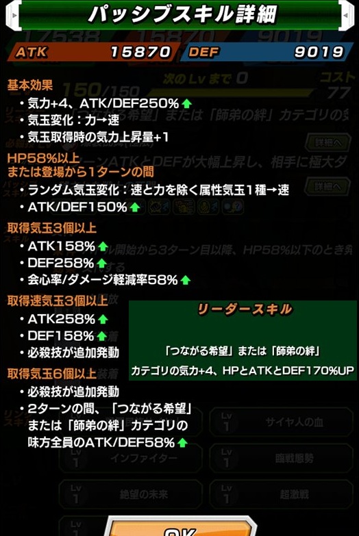 ドッカンバトル 極限Z覚醒『残された希望 超サイヤ人孫悟飯(未来