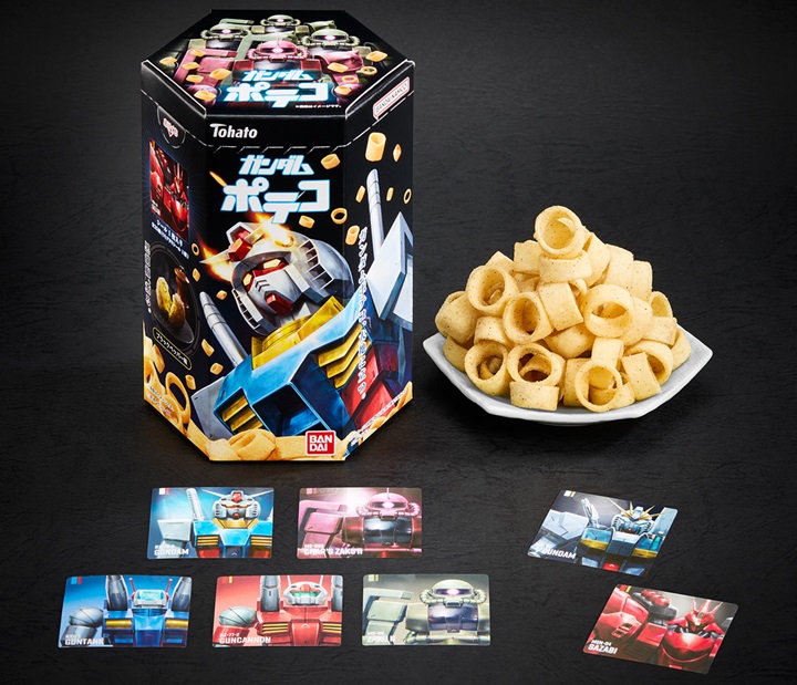 ガンダムポテコ 全25種 シール画像【アタリシールで特製シール