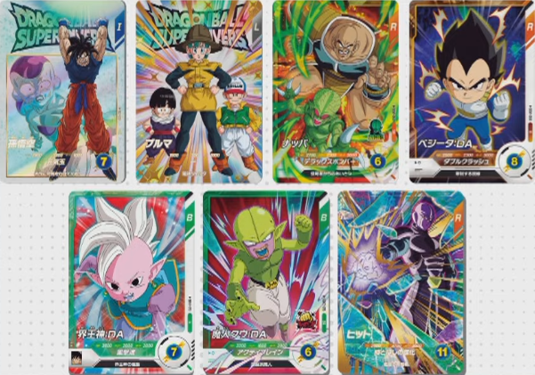 ドラゴンボールスーパーダイバーズ　東西代表決定戦カードスタンド ドラゴンボールスーパーダイバーズ 東西代表決定戦カード