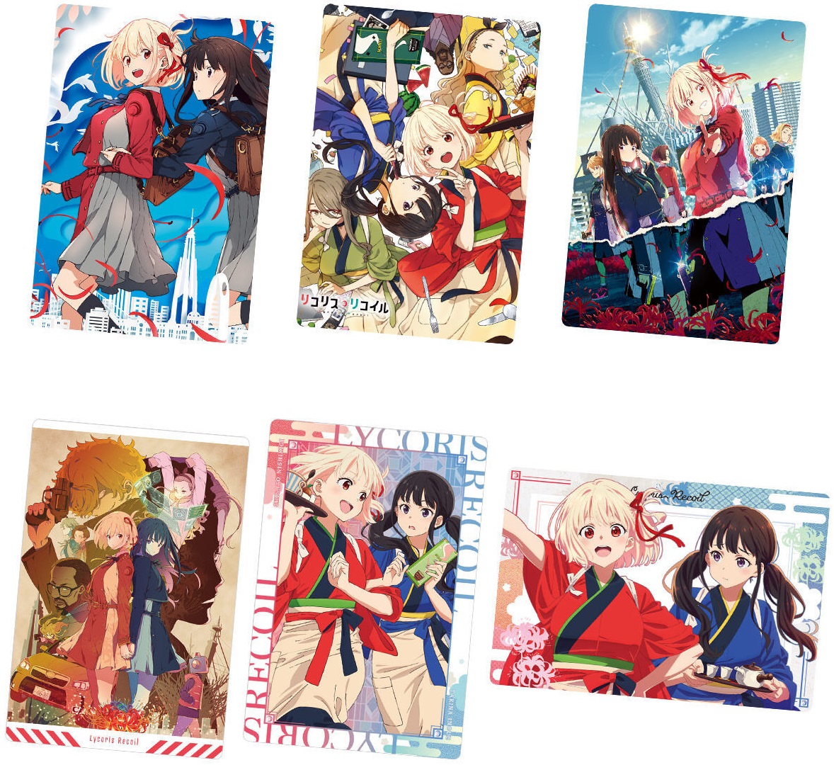 リコリス・リコイル ウエハース 全25種 カード画像【パッケージ