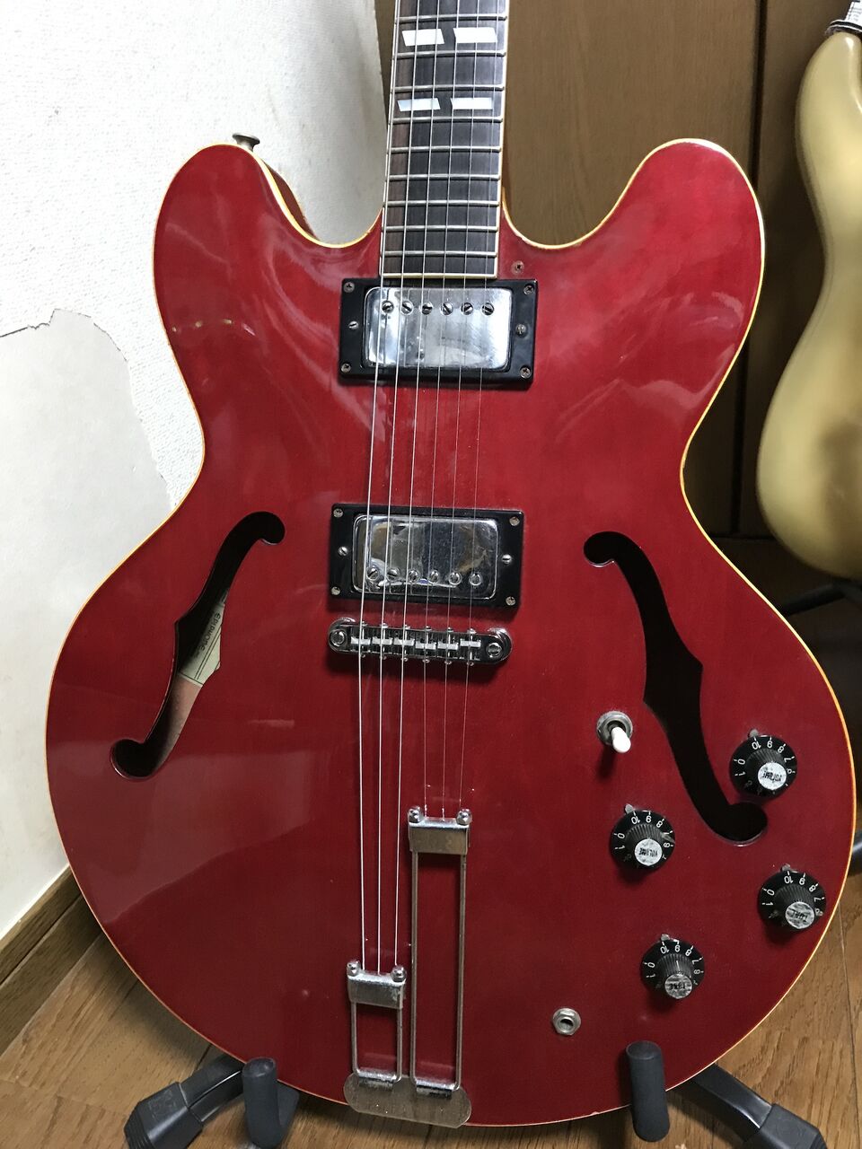 Epiphone Rivieraのブリッジ交換 : 音楽とギターと独り言 Epiphone Rivieraのブリッジ交換 : 音楽とギターと独り言