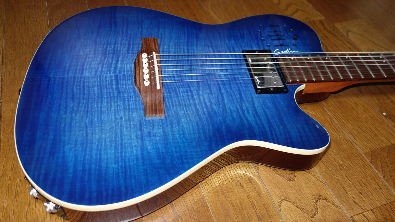 K*u様 Godin A6 Ultra Extreme blueburst レア K*u様 Godin A6