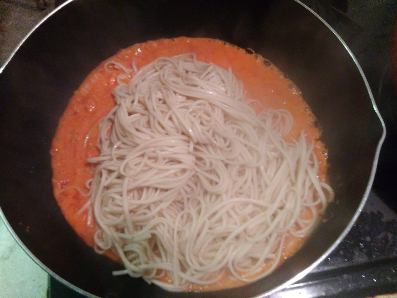 久世福商店 大麦パスタ 豆乳仕立てのトマトクリームソース ぽの家の好きな物