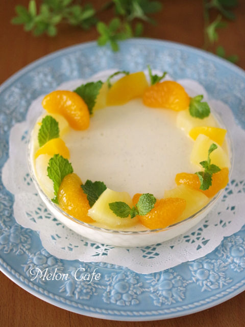 クリームチーズバニラのババロア