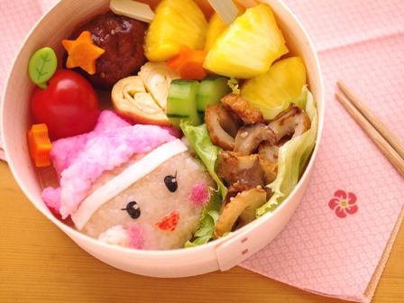 八重たんのバランスしっかりキャラ弁当
