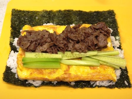 焼肉たっぷり恵方巻き01